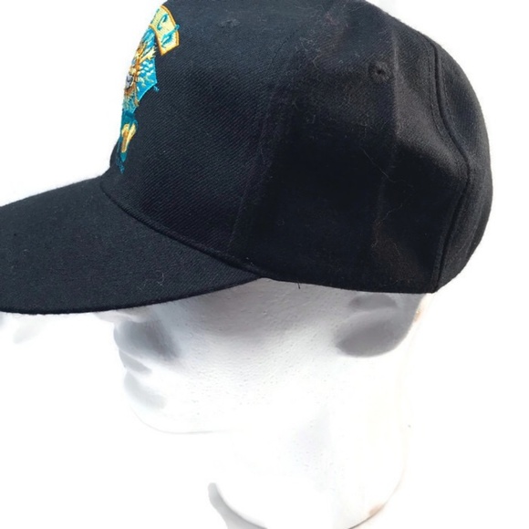BEACH MTV Baseball Hat Snap back Mens Black Summer - Picture 5 of 7